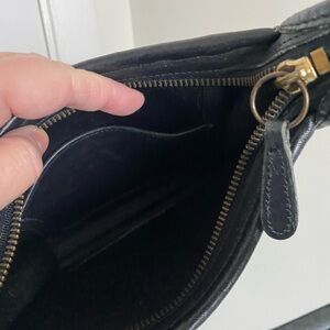 Coach Black Leather Handbag with Gold Accents
Vintage 2000 excellent condition